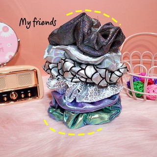 Chun buộc tóc Scrunchies hologram - myfriends shop