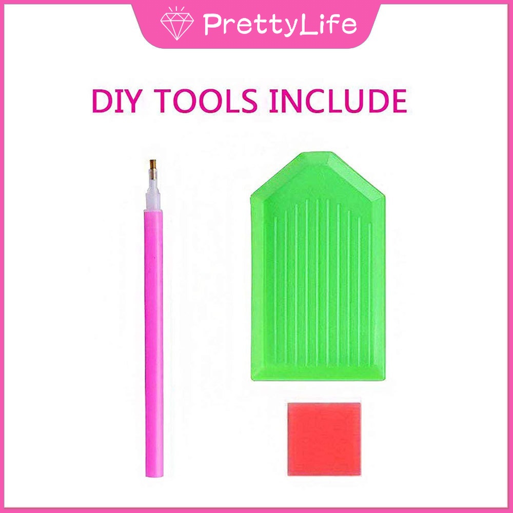 Bộ Tranh Đính Đá 5d Tự Làm Họa Tiết Hoạt Hình 50x30cm Trang Trí Nhà Cửa