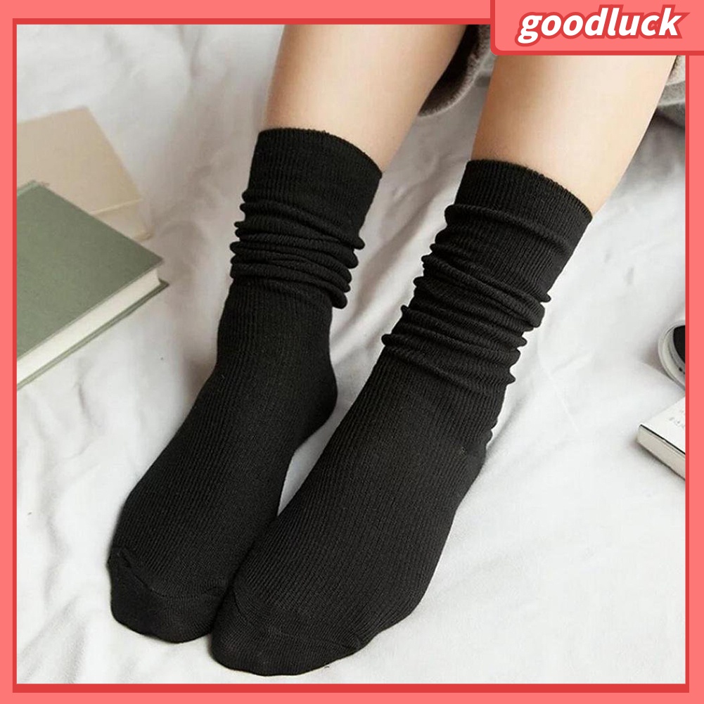 [GOLUK] Vớ Cotton Pha Mềm Mại Thời Trang Thường Ngày Cho Nữ