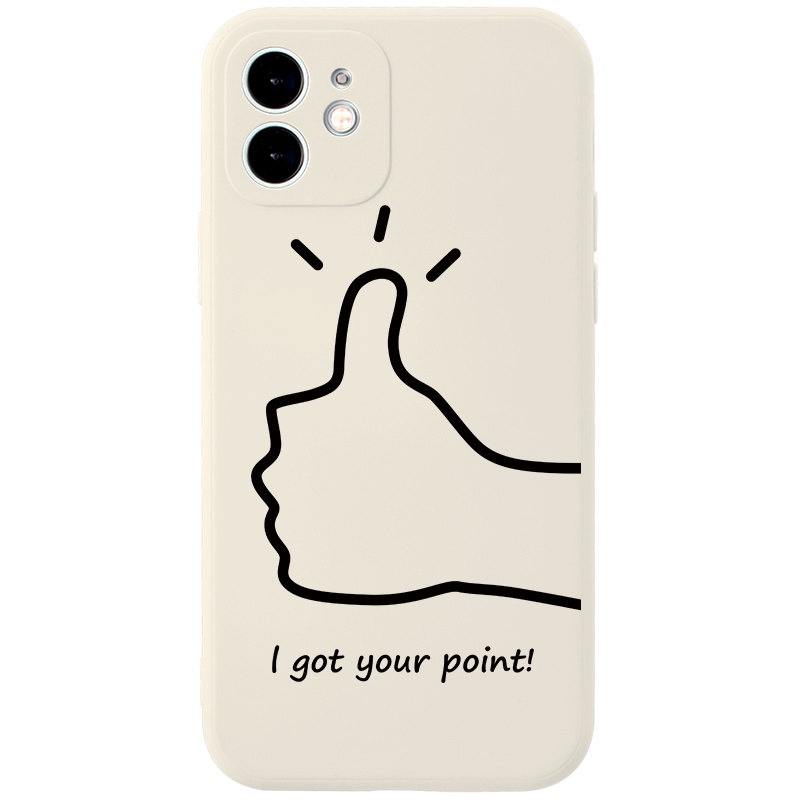 Ốp lưng GUMAN mềm cặp đôi dễ thương đẹp hài hước kute cho iPhone 14 13 12 11 Pro Max SE 2020 X XR XS ip 8 7 6 6S Plus B75