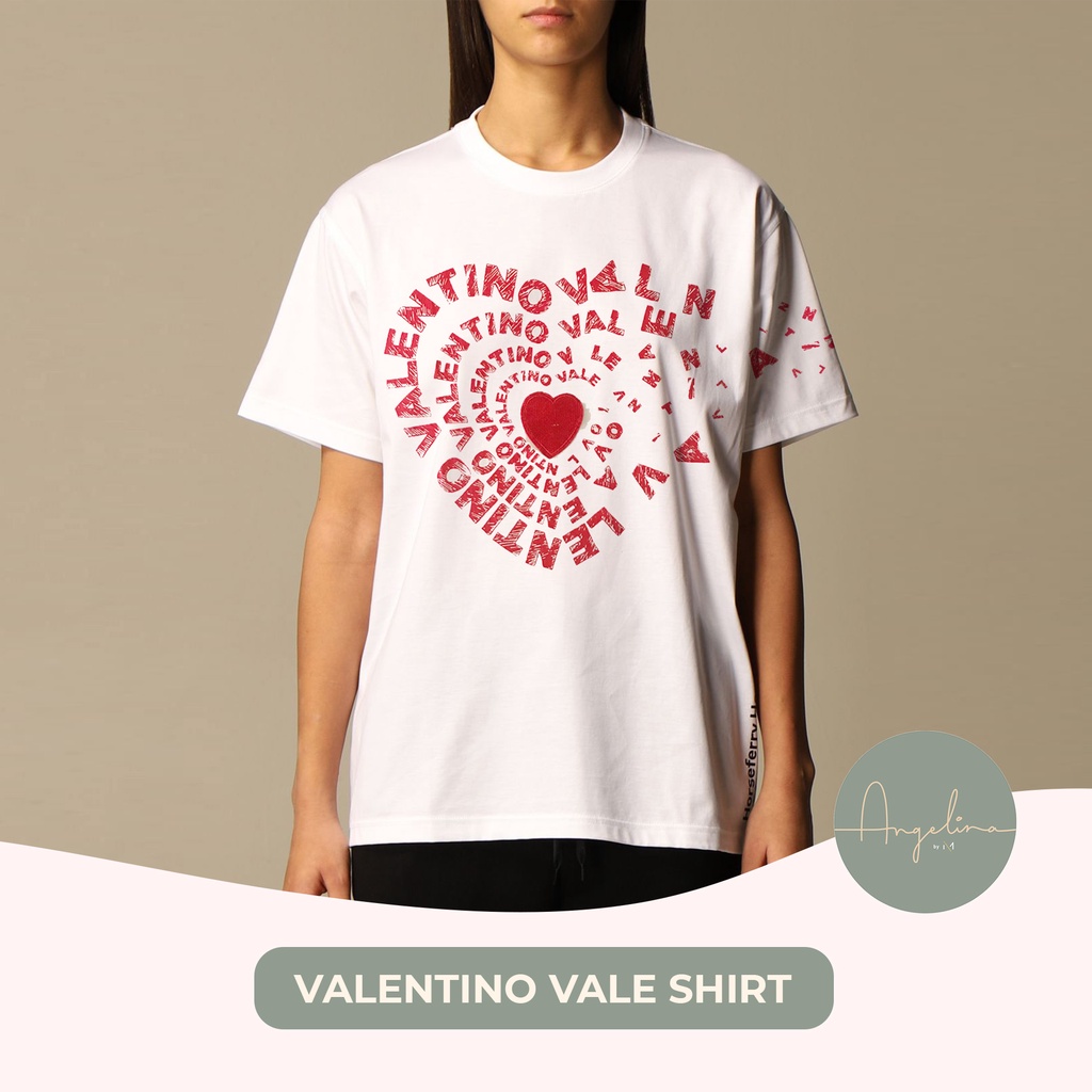 Áo Sơ Mi Angelinabyim Valentinovaln | Áo Thun Nhập Khẩu | Áo Thun Thời Trang Năng Động Cho Nữ | Áo Thun Cotton | Áo In Màn Hình | Máy Xay Sinh Tố Bông