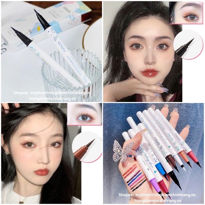 Kẻ Mắt Nước Màu Nâu Chống Thấm Nước, Lâu Trôi, Sắc Nét - Liner Liquid Eyeliner