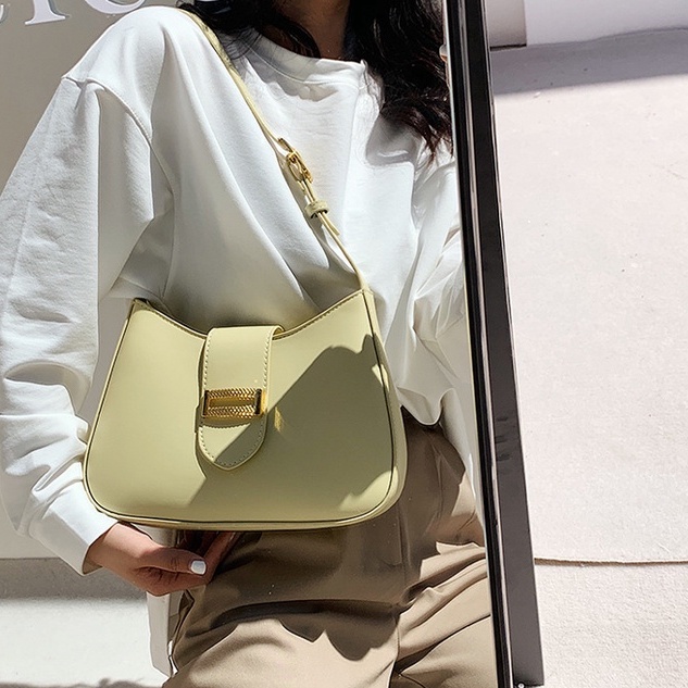 Túi tote Đeo Vai / Đeo Cánh Tay Sức Chứa Lớn Họa Tiết Kẻ Sọc Vàng Thời Trang Mùa Hè Cổ Điển