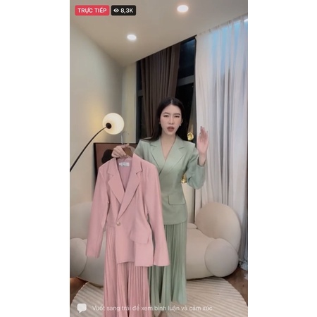 🌺 Đầm vest kiểu chân váy dài Loan Lâm🌺