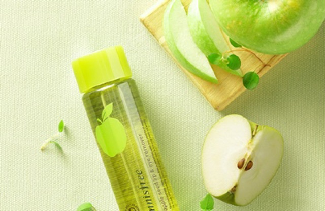 (Có sẵn) Nước tẩy trang Innisfree dùng cho mắt và môi chiết xuất táo xanh làm sạch lớp make up son lỳ và mascara