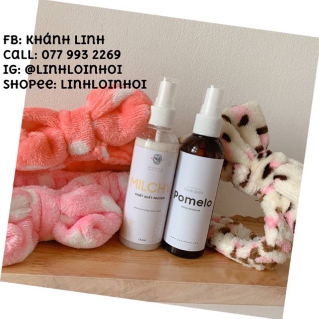 Combo Tinh dầu bưởi Pomelo + xịt váng sữa MILCHY [TẶNG KÈM BUỘC TÓC CUTE] | BigBuy360 - bigbuy360.vn