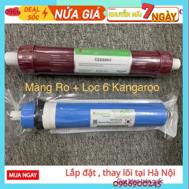 (Giá Gốc)  Combo 3 lõi lọc nước Kangaroo số 4, 5, 6 👉 Lõi Lọc Số 456 Của Máy Lọc  Nước Kangaroo 👉 Lõi Nanosiver