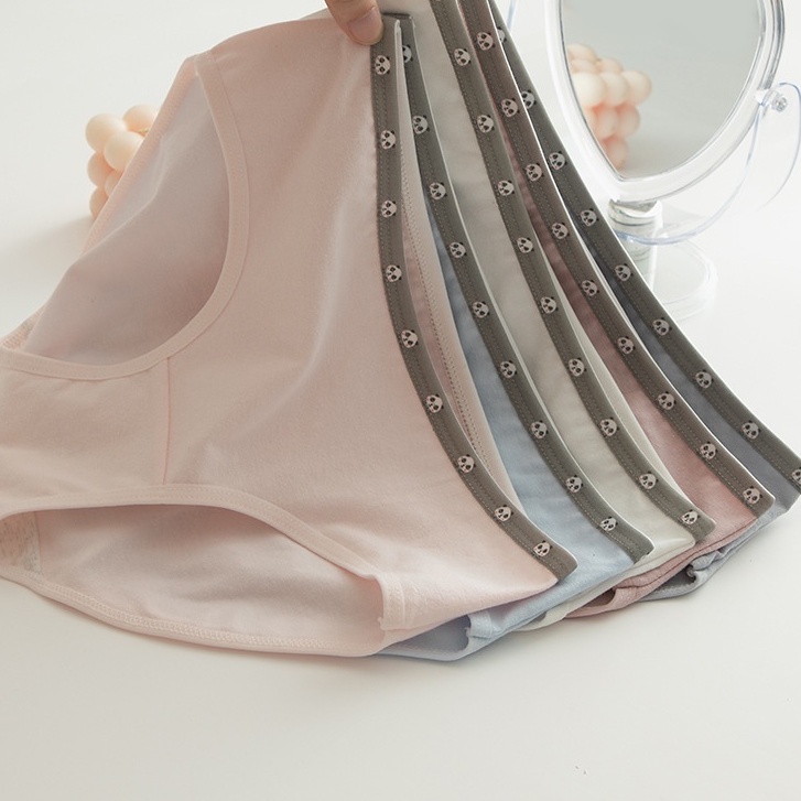 [Thanh Lý] Quần lót nữ Cotton mịn cạp in hình gấu dễ thương KIMCHIBIKINI chip cute mềm mại xinh đẹp QL072