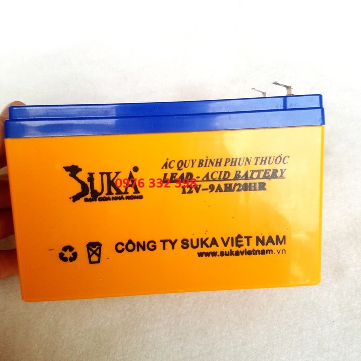 Bình ắc quy khô 9AH/12V Cam kết Hàng chính hãng