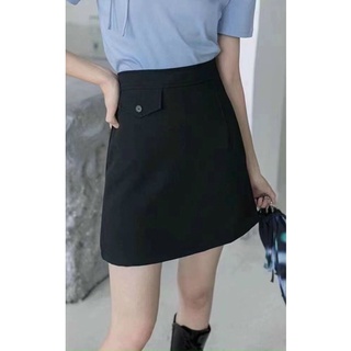 Chân váy A nắp túi có lót quần