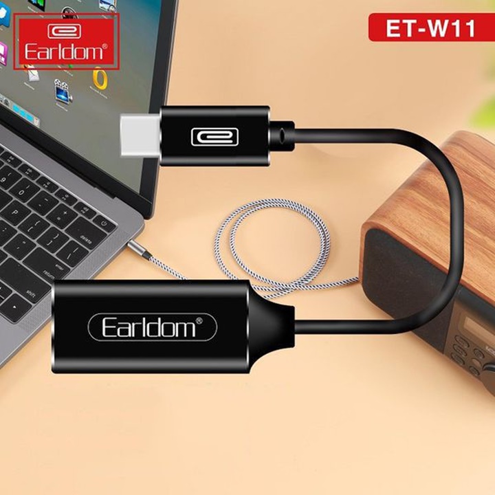Jack Chuyển Đổi Từ Cổng Type C Ra Cổng HDMI Earldom W11( Độ Phân Giải 4K)