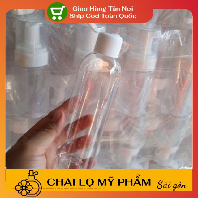 Chai Chiết Mĩ Phẩm ❤ SIÊU RẺ ❤ Chai nhựa pet nắp bật 150ml,200ml,250ml chiết mỹ phẩm , phụ kiện du lịch