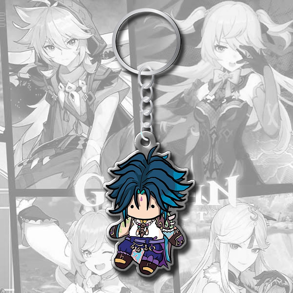 Móc khóa Genshin Impact Chibi các nhân vật game cute dễ thươngphụ kiện shop HM Decor túi xách, balo