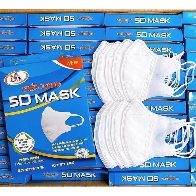 Hộp 10c khẩu trang 5D Mask- Hàng chính hãng | BigBuy360 - bigbuy360.vn