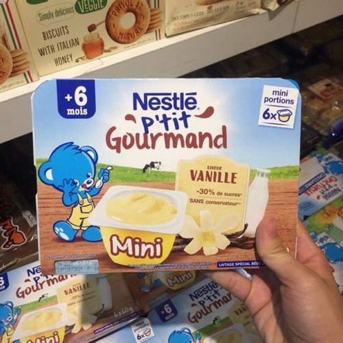 Váng sữa Nestle Vanilla - Cho bé yêu ăn dặm từ 6M+