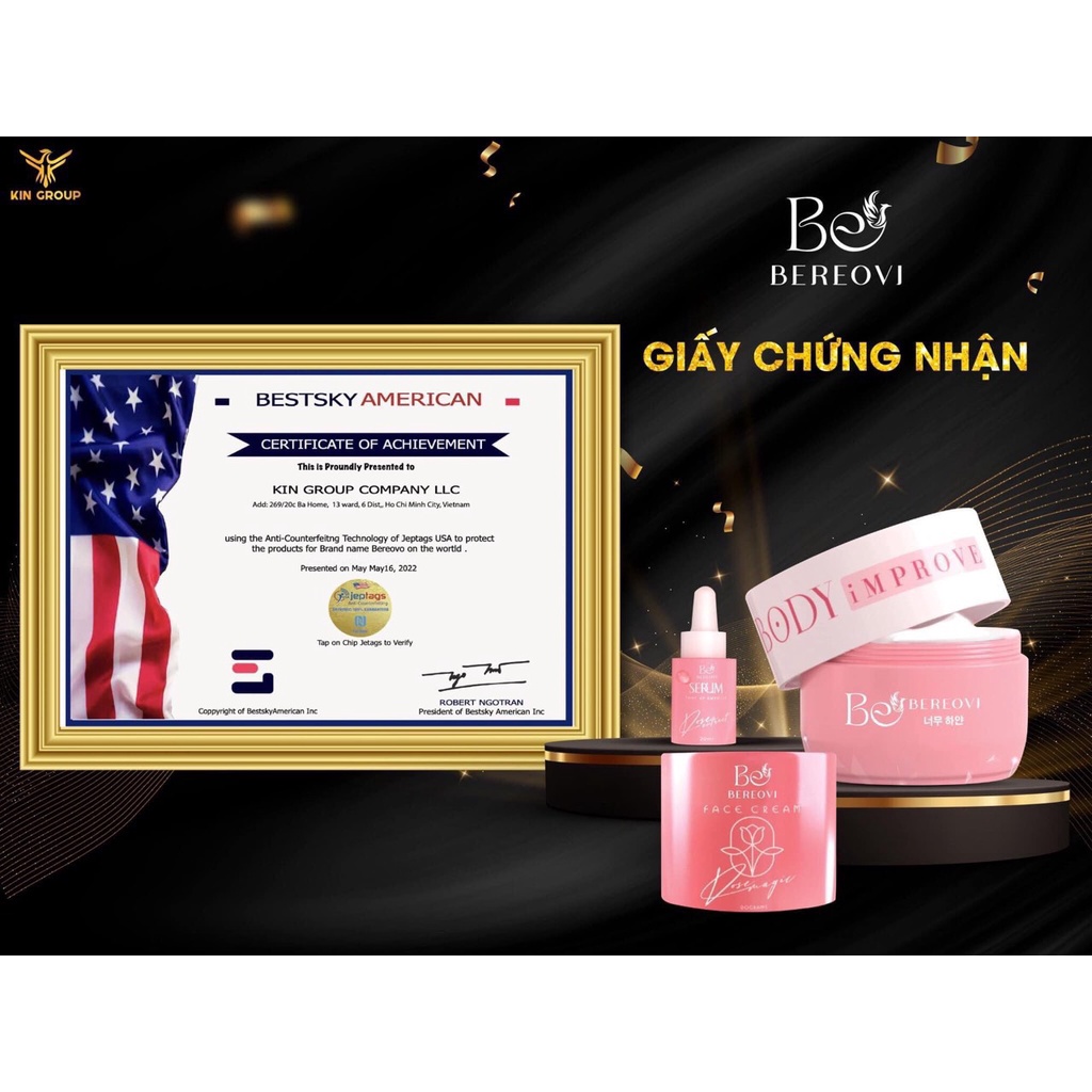 Kem Body Dưỡng Trắng Cấp Ẩm BeoVi - Ca Sĩ Thu Thủy