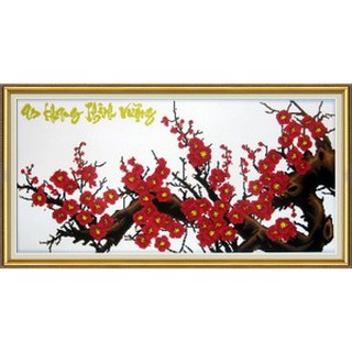 Tranh thêu chữ thập an khang thịnh vượng - dlh-222269 -89x48