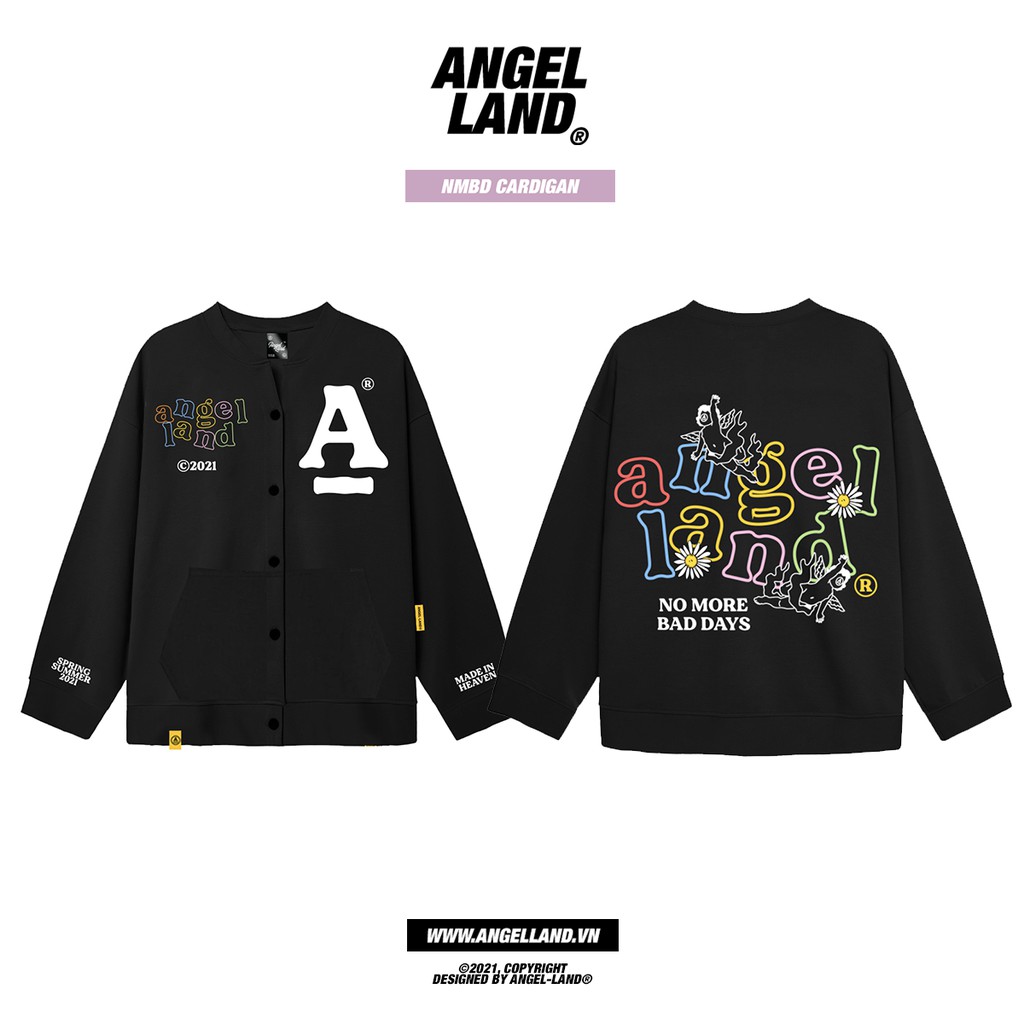 Áo Cardigan NO MORE BAD DAYS-Đen | BigBuy360 - bigbuy360.vn