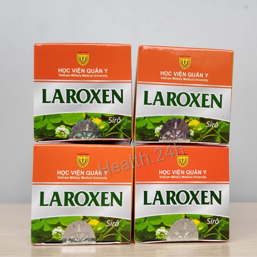 Liệu trình 1 tháng 4 hộp siro laroxen / Laroxen học viện Quân Y