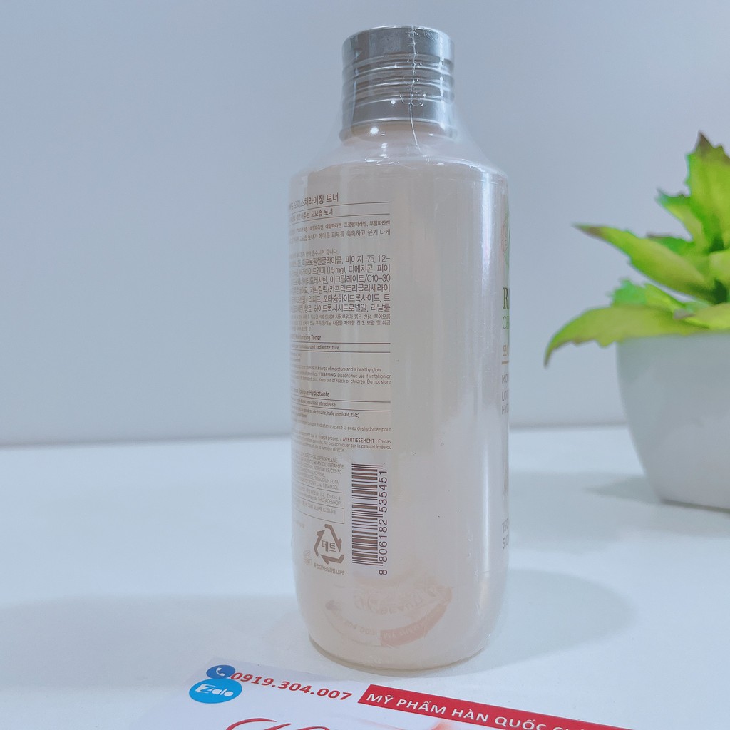 Nước hoa hồng trắng da dưỡng ẩm se khít lỗ chân lông cấp ẩm The Face Shop Rice Ceramide Moisturizing Toner 150ml | BigBuy360 - bigbuy360.vn