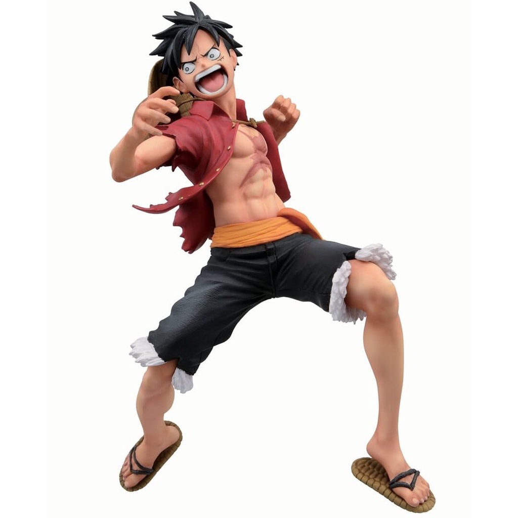 Mô hình One Piece Monkey D Luffy 16cm (Great Banquet) BANDAI Mô hình tĩnh Nhựa PVC CHÍNH HÃNG NHẬT OPBD06