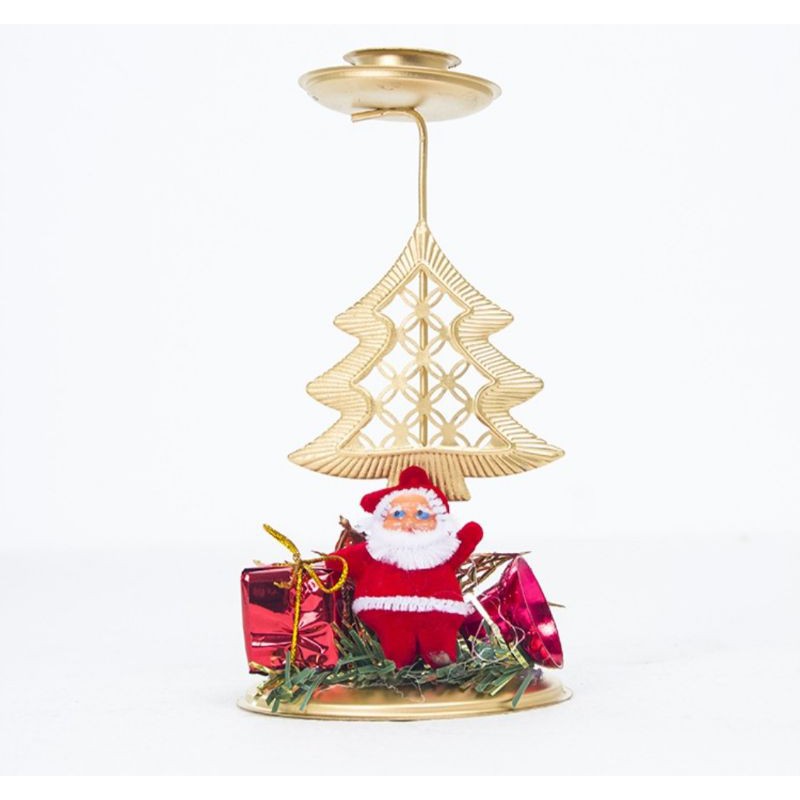 Đế đèn cầy để bàn trang trí giáng sinh, noel