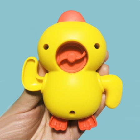 Vịt bơi thả bồn  tắm vặn cót Đồ Chơi Nhà Tắm Vịt con Bơi Lội Cho Bé