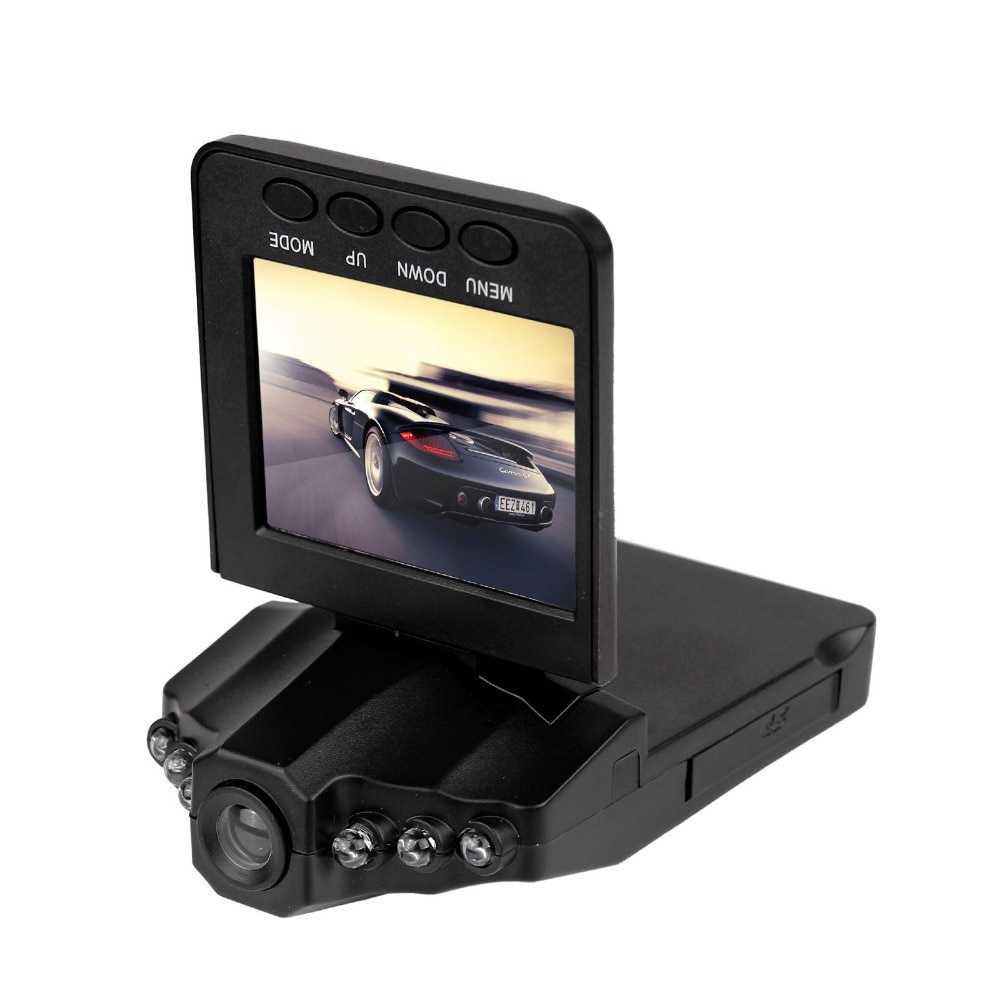 Rehoboth 2.4 inch Full HD 1080P Car DVR Camera cho xe Máy ghi hình 6 LED hồng ngoại Tầm nhìn ban đêm 360 độ Trình đăng ký tự động xoay