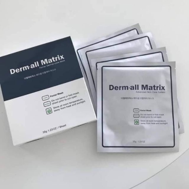 Mặt nạ Derm All Matrix Facial Dermal care mask Hàn Quốc.