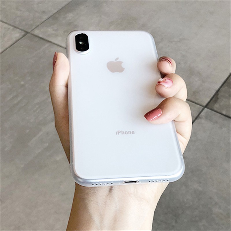 Simple transparent ultra-thin phone case for iPhone 6 6s 7 8 Plus X Xr Xs Max 11 Pro max