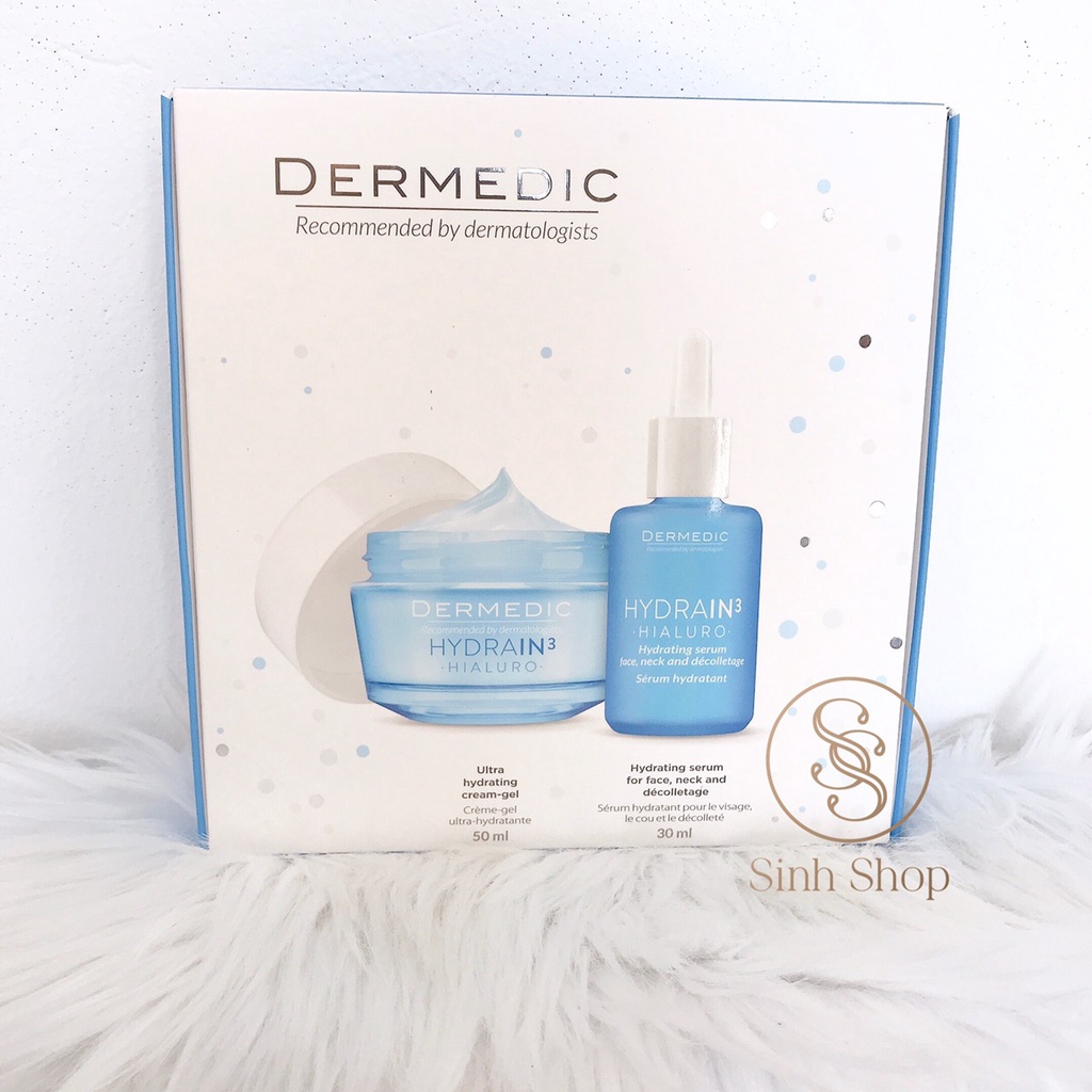 Set Dermedi Hydrain3 Hyaluro Dưỡng Ẩm Cho Da Khô hàng balan nội địa (bill đầy đủ)
