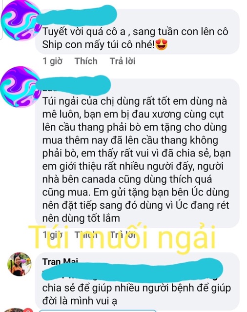 TÚI CHƯỜM MUỐI NGẢI CỨU