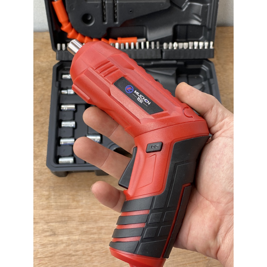 BỘ MÁY KHOAN VẶN VÍT KHÔNG DÂY MUCHEN 3.6V 1300mAh 45 CHI TIẾT