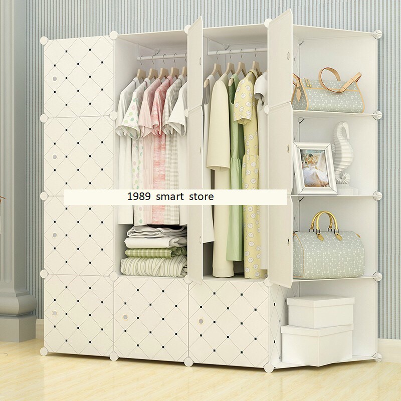 TỦ NHỰA GHÉP NHIỀU MÀU ĐỂ QUẦN ÁO THÔNG MINH SIZE TO