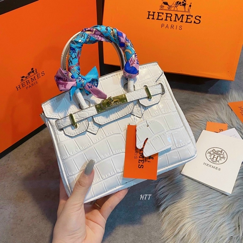 Túi Đeo Chéo Chư H Size 20cm Kèm Khăn Cao Cấp Fullbox