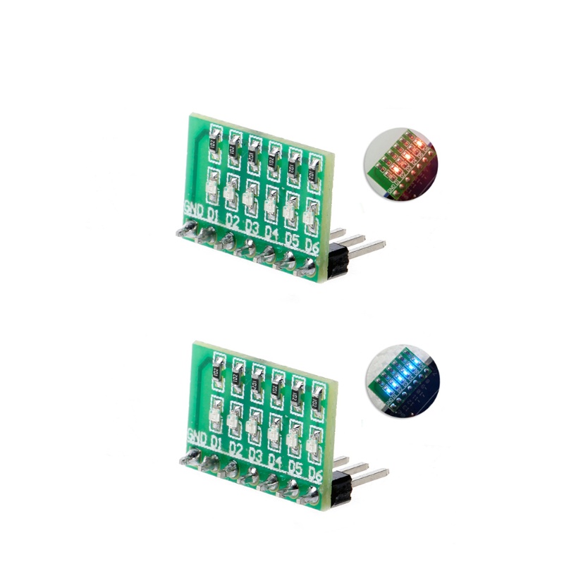 Bảng Mạch Đèn LED Nhiều Màu DC 3-12V 6 Bit Cho DUE MEGA2560