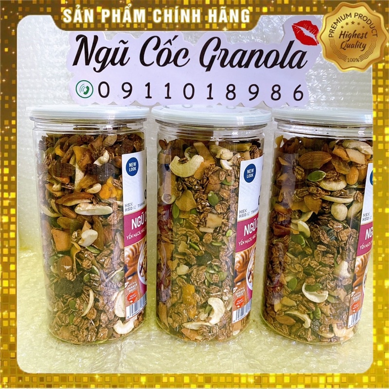 NGŨ CỐC GRANOLA ĂN KIÊNG VỊ SOCOLA THƠM NGON HỦ 500G