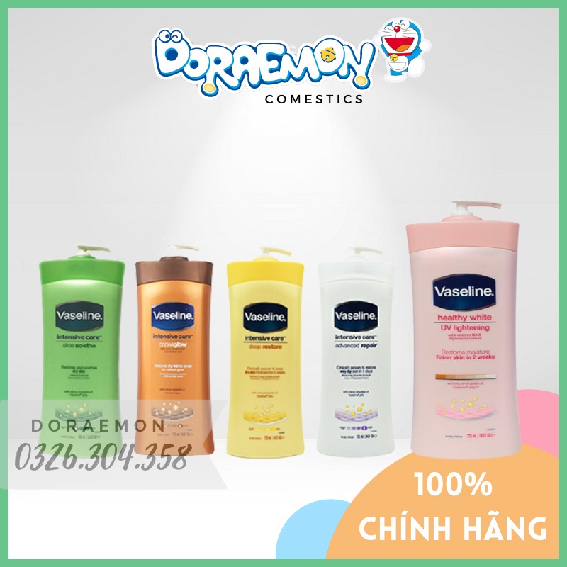 Dưỡng Thể Vaseline 725ml [CHÍNH HÃNG] _Cung cấp nhiều dưỡng chất_Da khỏe đẹp mỗi ngày