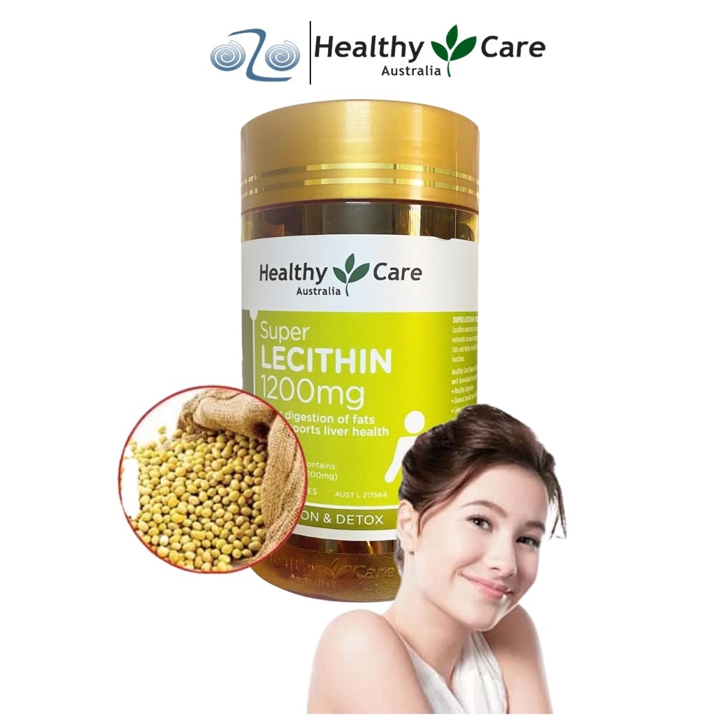 Mầm đậu nành Healthy Care Super Lecithin đẹp da, đào thải độc tố gan, cân bằng nội tiết tố