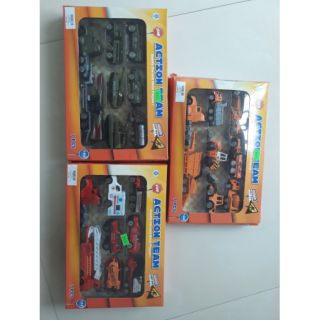 Hộp 7 xe quân sự, xe cứu hỏa, xe công trình