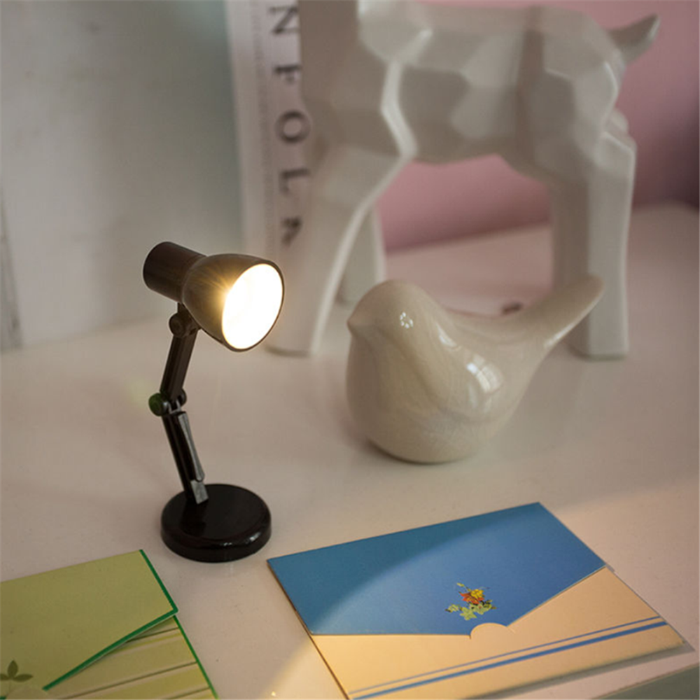 Đèn LED để bàn mini thiết kế đa chức năng có thể gập lại được | BigBuy360 - bigbuy360.vn