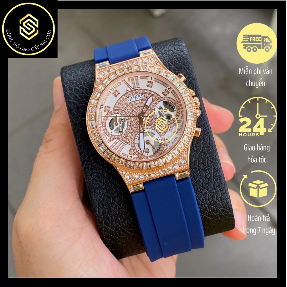 Đồng Hồ Nữ guess gw0257l2 gw0257l3 , Dây Cao Su , Size 36mm