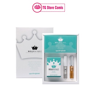 Bộ sản phẩm uốn mi rolly king eyelash flying kit hàn quốc giúp hàng mi cong tự nhiên