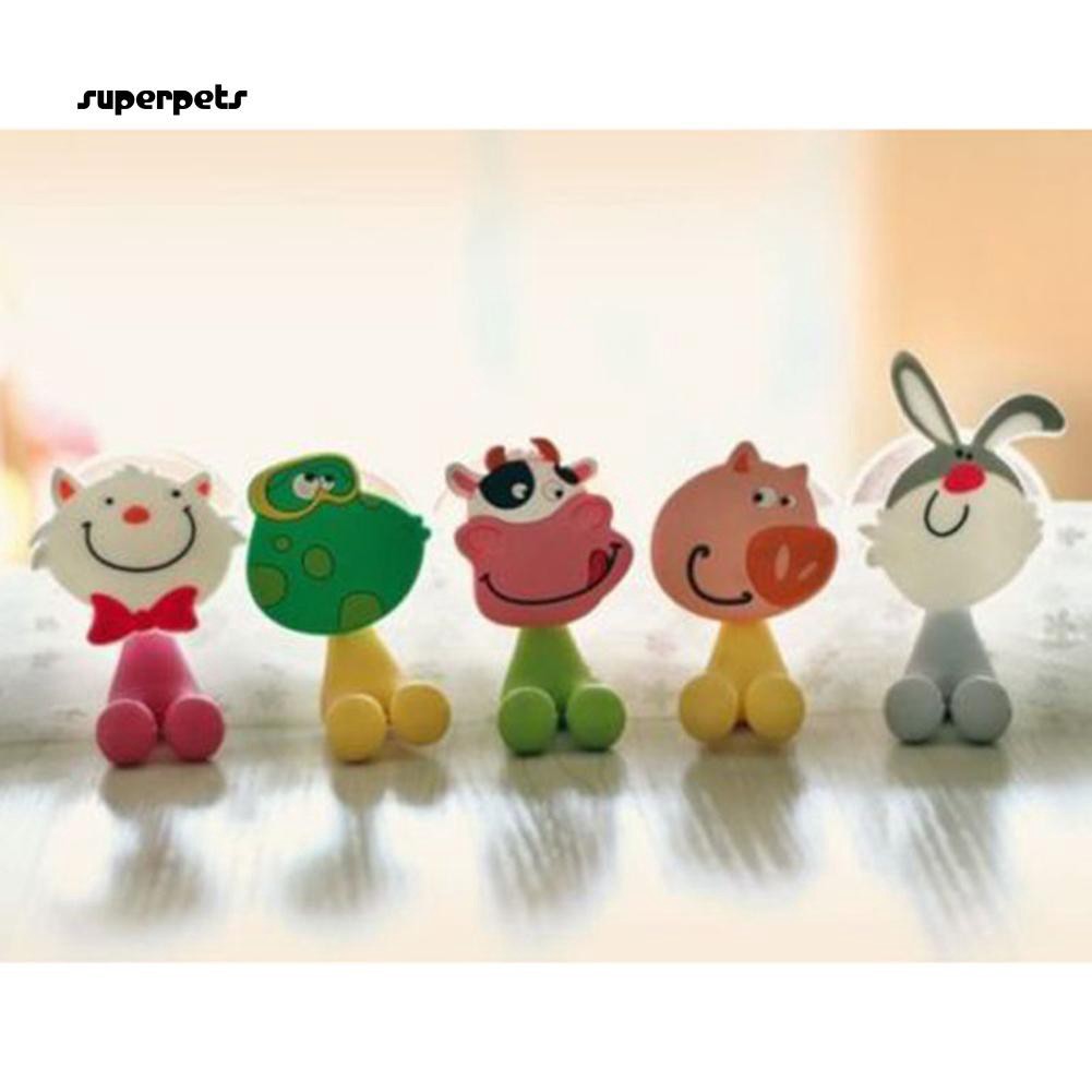 Giá treo bàn chải đánh răng gắn tường hình động vật dễ thương