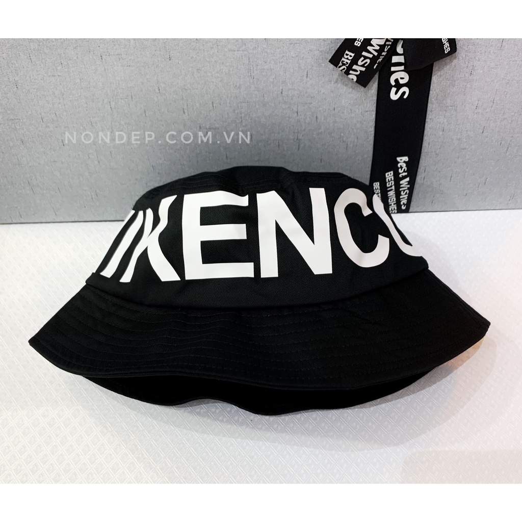 nón/ mũ MIKENCO bucket đen, phụ kiện thời trang hot của giới trẻ