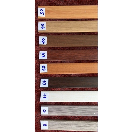 Nẹp Sàn NHựa, Nẹp Mép Sàn CHống Trượt Keo khi dán Sàn nhựa Vân gỗ