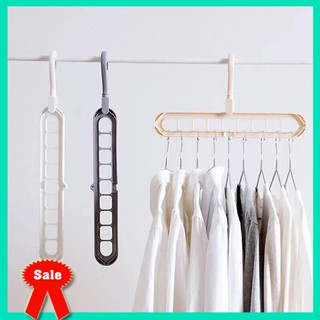 Combo 5 chiếc móc quần áo đa năng 9 lỗ