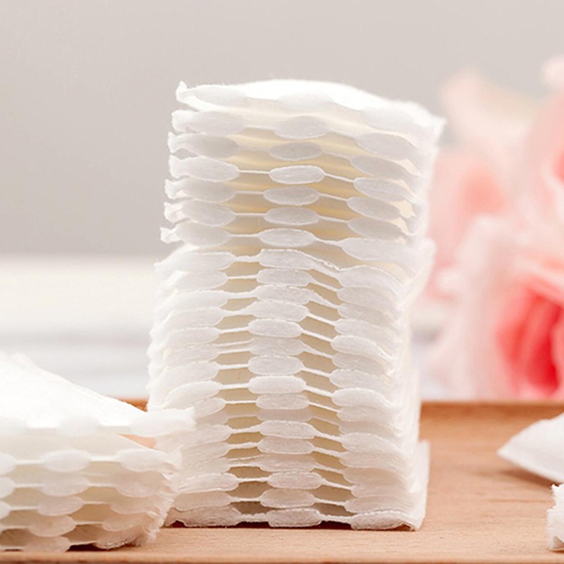 Miếng Bông Tẩy Trang cotton Mềm Mại Tiện Dụng Bông cotton Tự Nhiên 100% Nguyên Chất Chuyên Dụng Trang Điểm