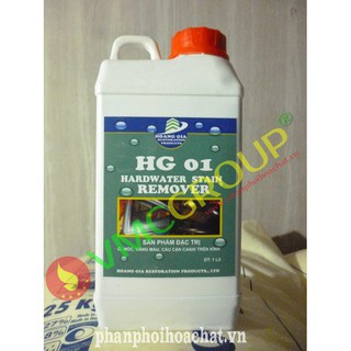 HG01- HÓA CHẤT TẨY CẶN CANXI, Ố MỐC TRÊN KÍNH