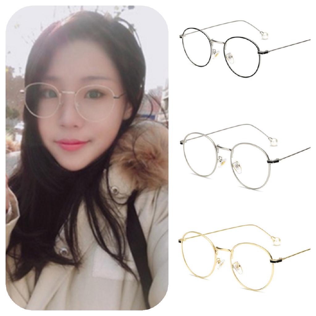 Women Eye Glasses Feminino Gafas Pearl Decoration Durable